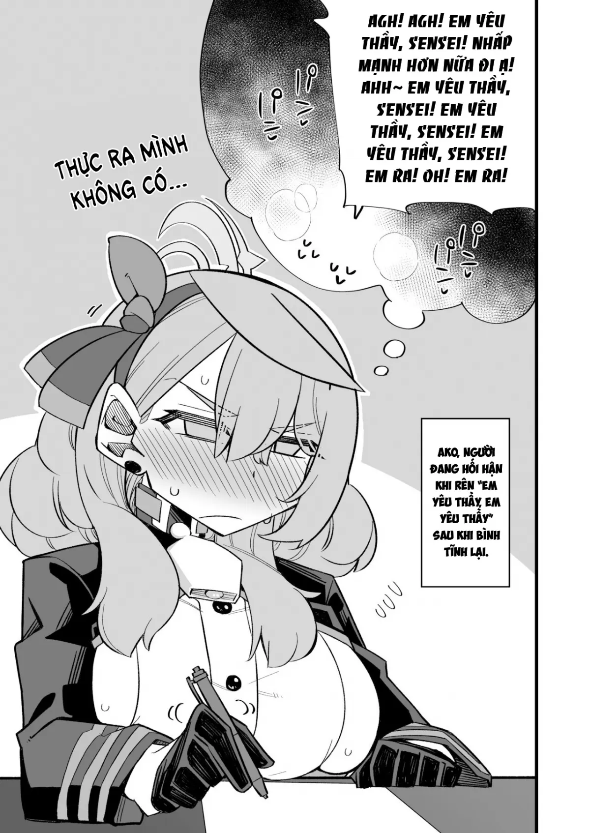 HentaiVN.net - Ảnh 23 - Ako giải tỏa căng thẳng. (Blue Archive) [Ako no Stress Hassan Houhou; Ako's Stress Relieving Sex] - Oneshot