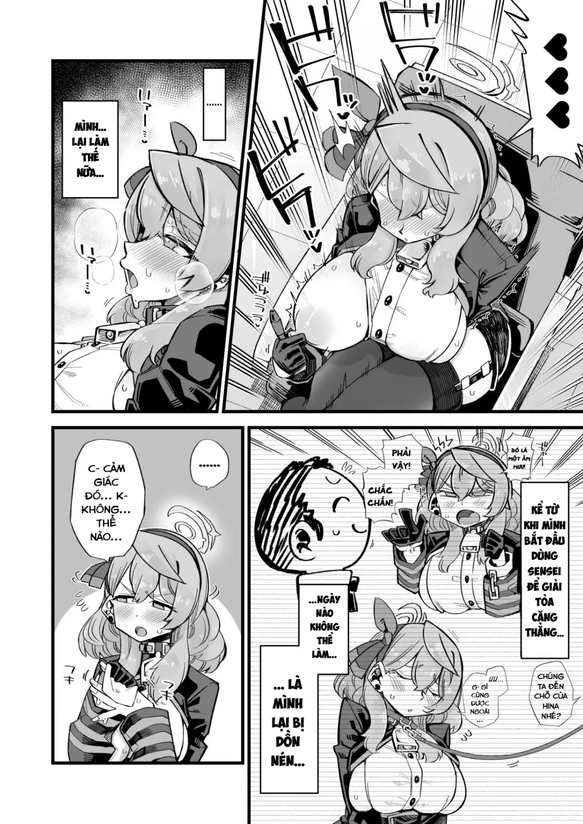 HentaiVN.net - Ảnh 6 - Ako giải tỏa căng thẳng. (Blue Archive) [Ako no Stress Hassan Houhou; Ako's Stress Relieving Sex] - Oneshot