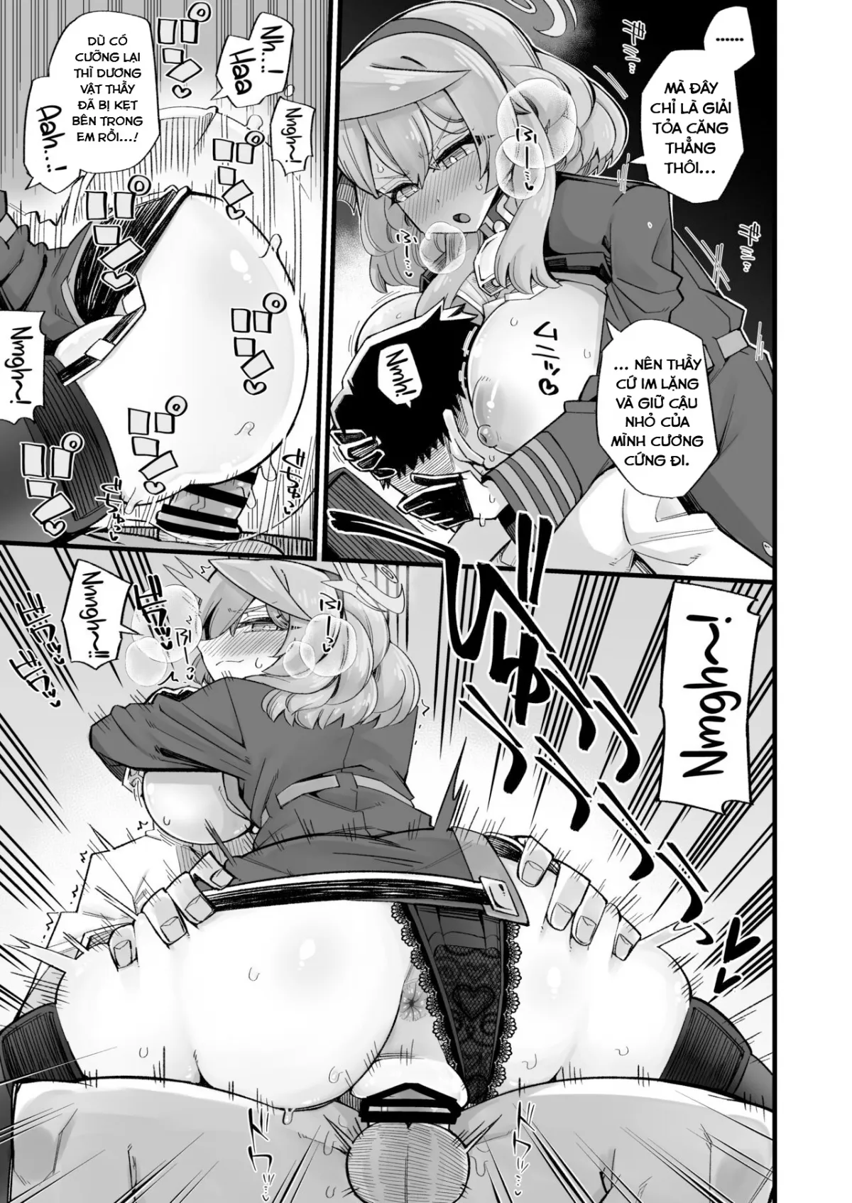 HentaiVN.net - Ảnh 9 - Ako giải tỏa căng thẳng. (Blue Archive) [Ako no Stress Hassan Houhou; Ako's Stress Relieving Sex] - Oneshot