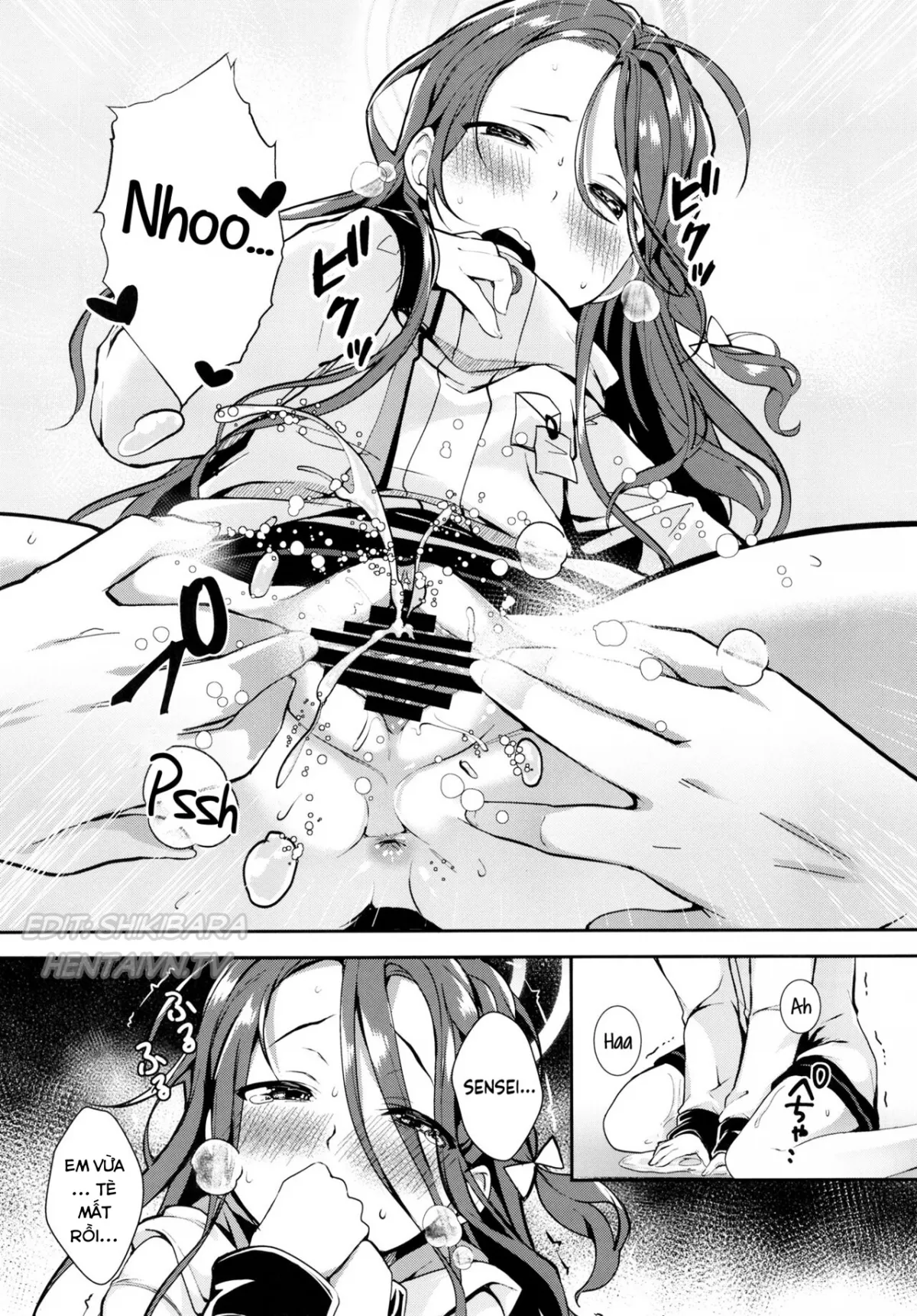 HentaiVN.net - Ảnh 11 - Sau khi chạy deadline. (Blue Archive) [Shimekiri no Ato de; After the deadline] - Oneshot
