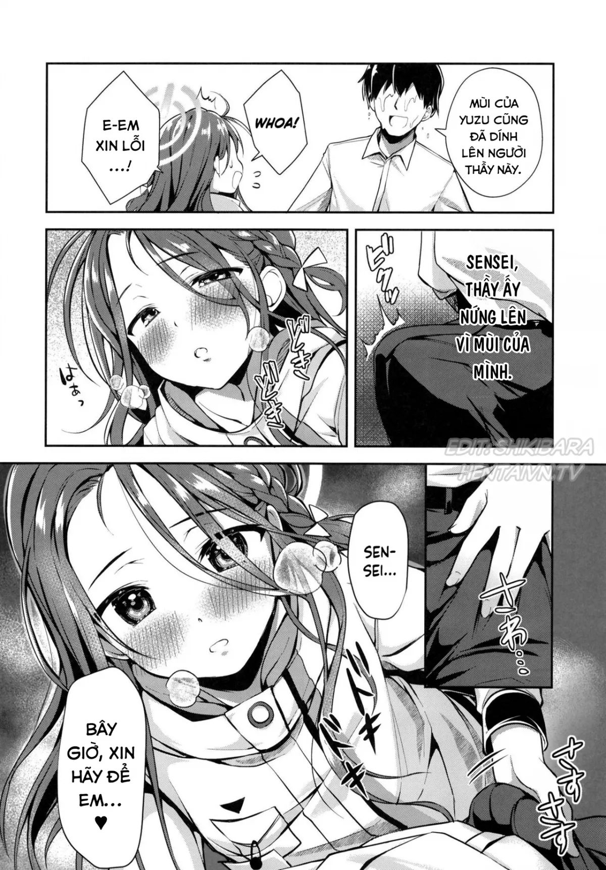 HentaiVN.net - Ảnh 12 - Sau khi chạy deadline. (Blue Archive) [Shimekiri no Ato de; After the deadline] - Oneshot