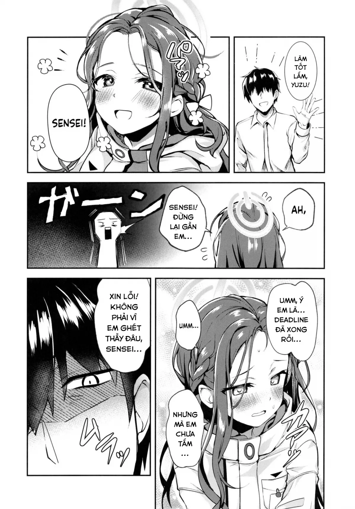 HentaiVN.net - Ảnh 6 - Sau khi chạy deadline. (Blue Archive) [Shimekiri no Ato de; After the deadline] - Oneshot
