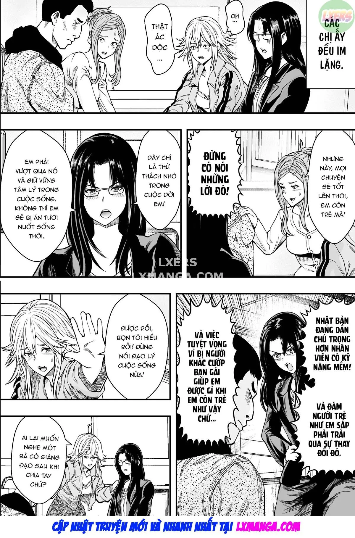 HentaiVN.net - Ảnh 10 - Onsen Ryokou to Zetsurin Hitozuma-tachi - Oneshot