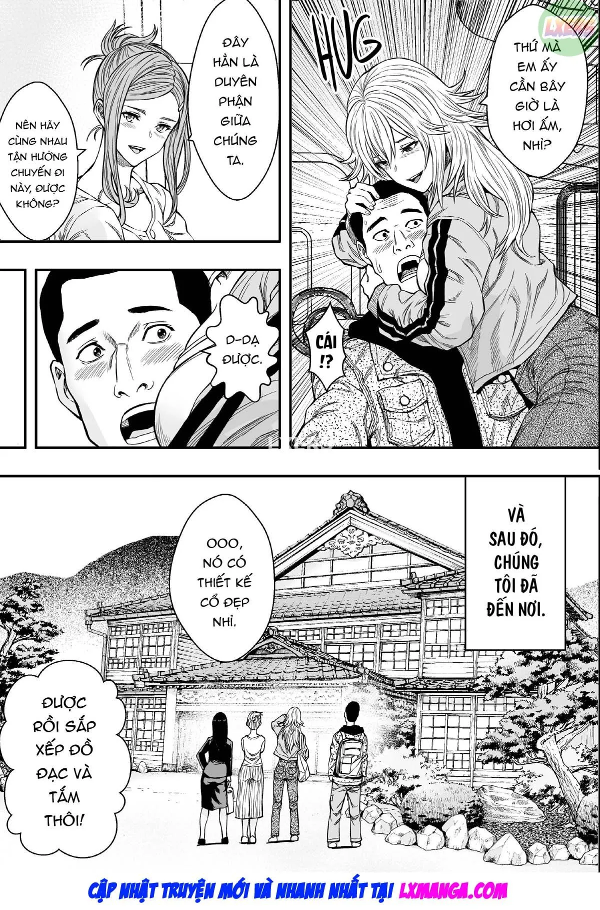 HentaiVN.net - Ảnh 11 - Onsen Ryokou to Zetsurin Hitozuma-tachi - Oneshot