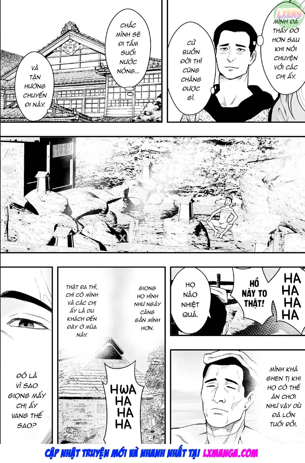 HentaiVN.net - Ảnh 12 - Onsen Ryokou to Zetsurin Hitozuma-tachi - Oneshot