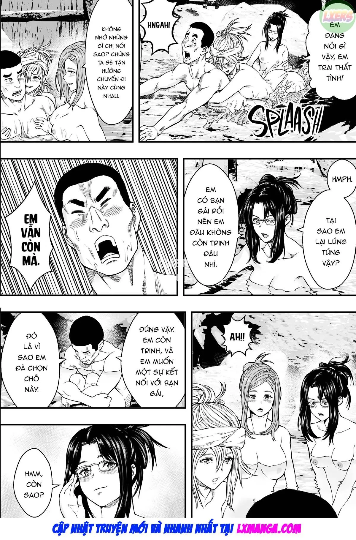 HentaiVN.net - Ảnh 14 - Onsen Ryokou to Zetsurin Hitozuma-tachi - Oneshot