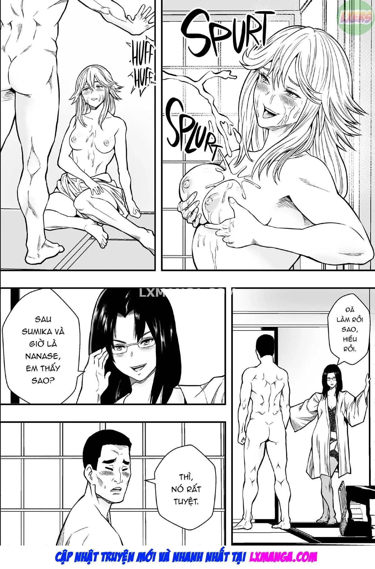 HentaiVN.net - Ảnh 34 - Onsen Ryokou to Zetsurin Hitozuma-tachi - Oneshot