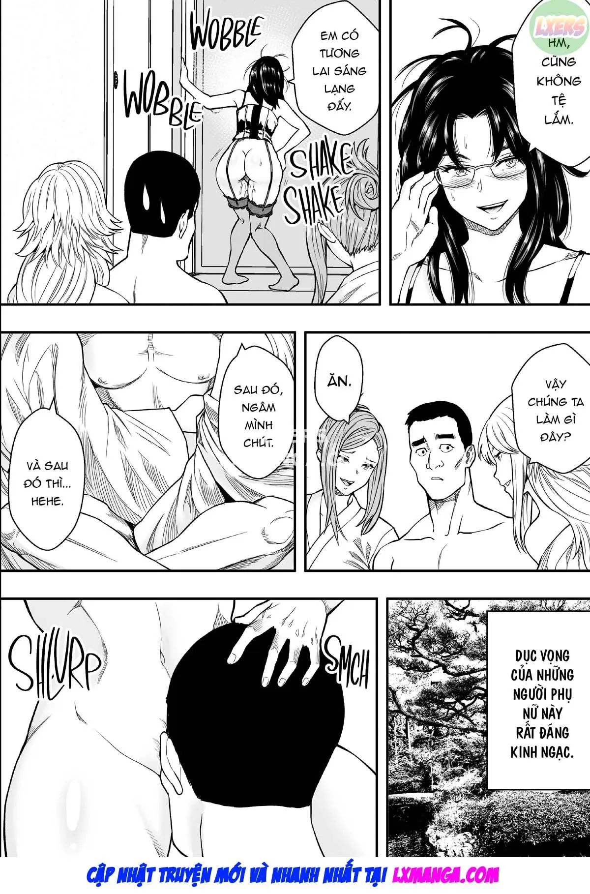 HentaiVN.net - Ảnh 40 - Onsen Ryokou to Zetsurin Hitozuma-tachi - Oneshot