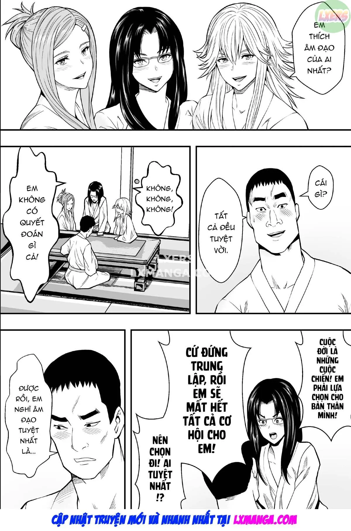 HentaiVN.net - Ảnh 44 - Onsen Ryokou to Zetsurin Hitozuma-tachi - Oneshot