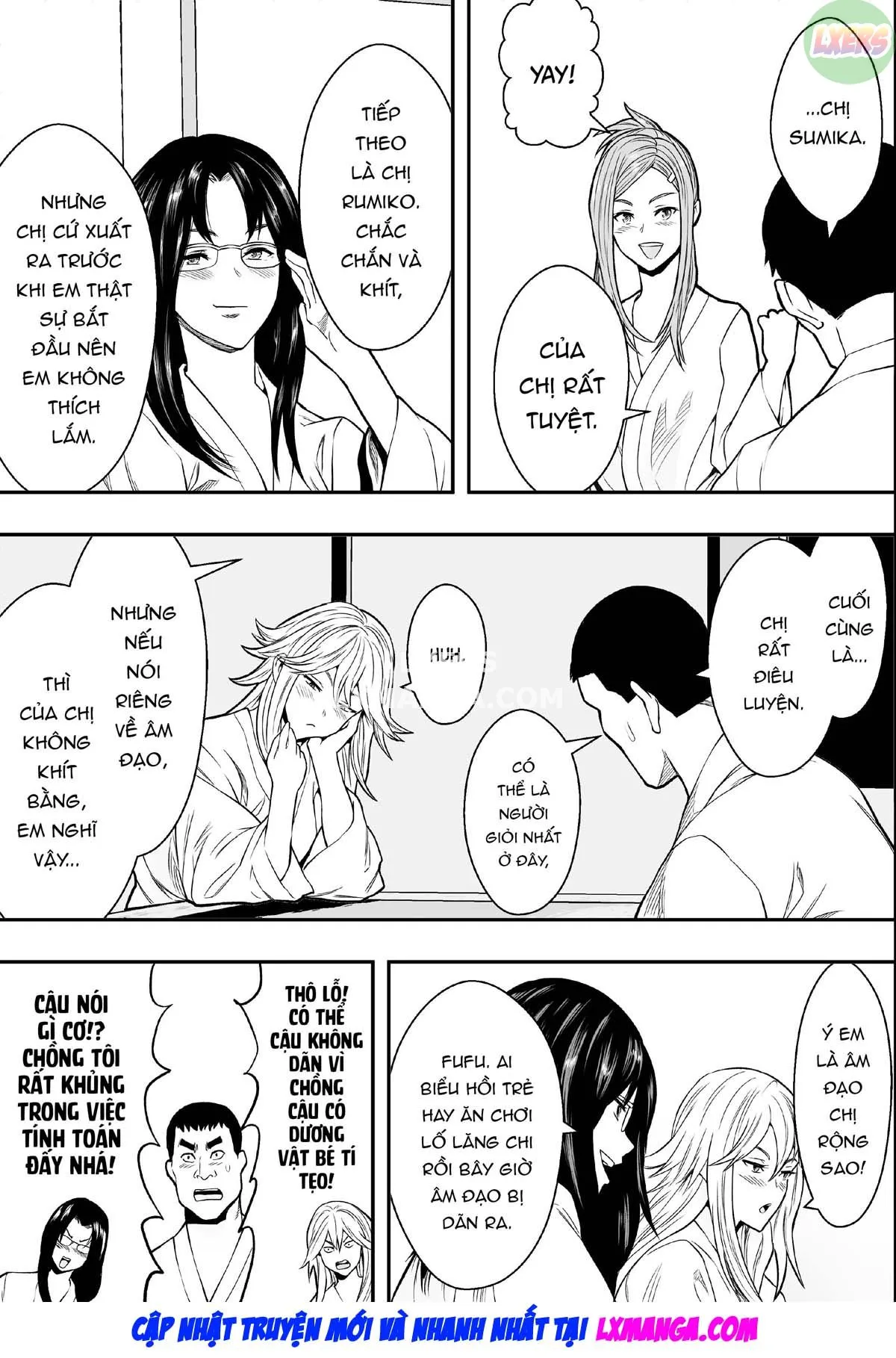 HentaiVN.net - Ảnh 45 - Onsen Ryokou to Zetsurin Hitozuma-tachi - Oneshot