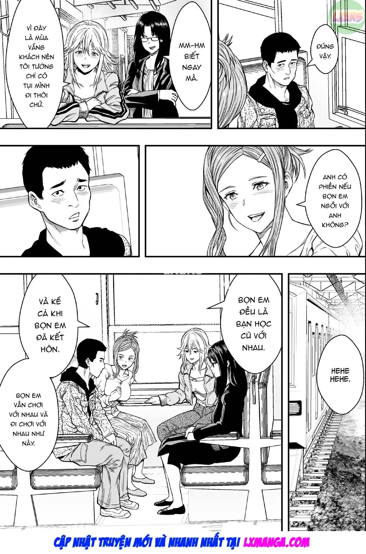 HentaiVN.net - Ảnh 7 - Onsen Ryokou to Zetsurin Hitozuma-tachi - Oneshot