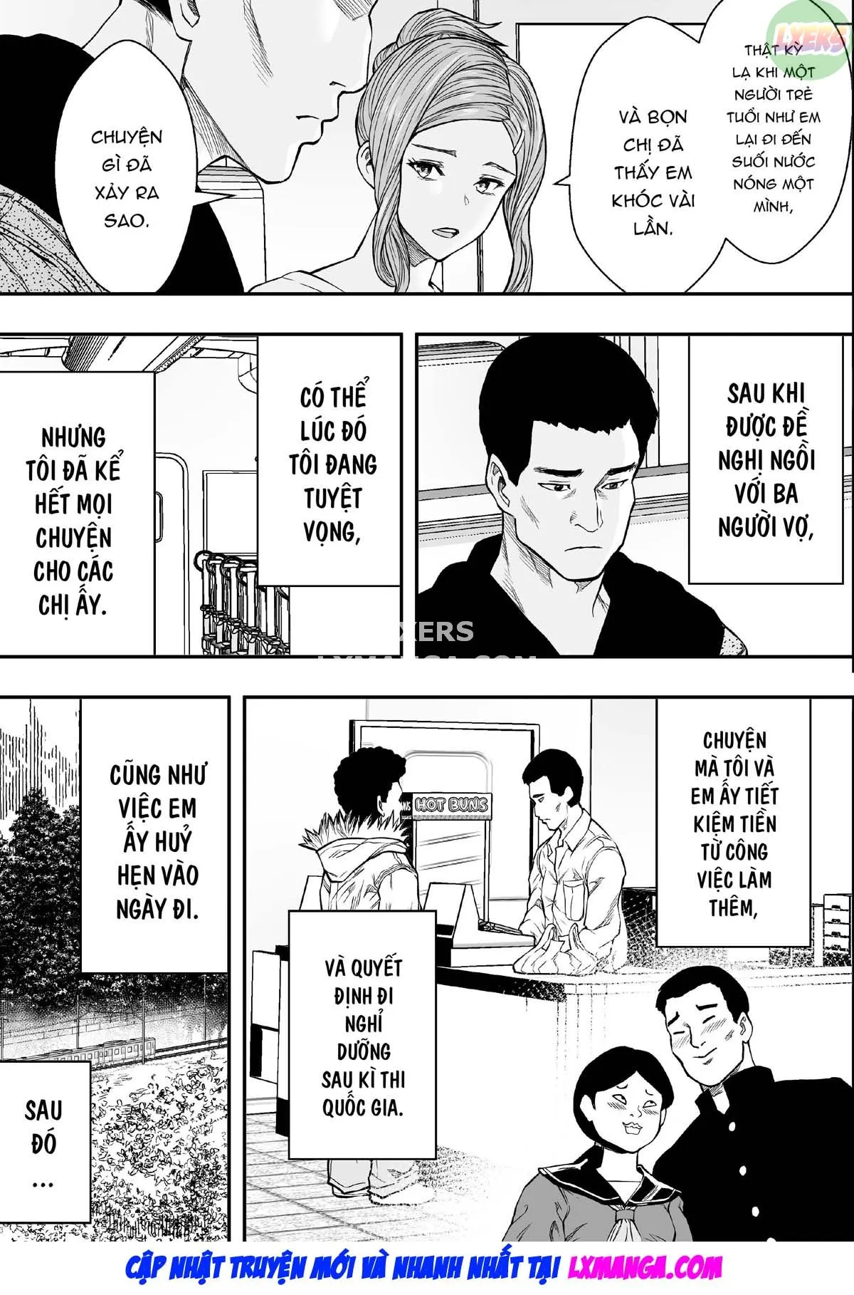 HentaiVN.net - Ảnh 9 - Onsen Ryokou to Zetsurin Hitozuma-tachi - Oneshot