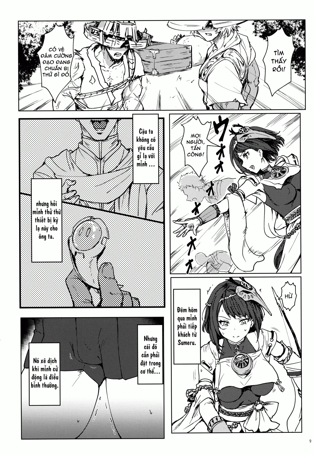 HentaiVN.net - Ảnh 9 - Công việc tại hội Tenryou [Tenryou Bugyou no Oshigoto] - Oneshot