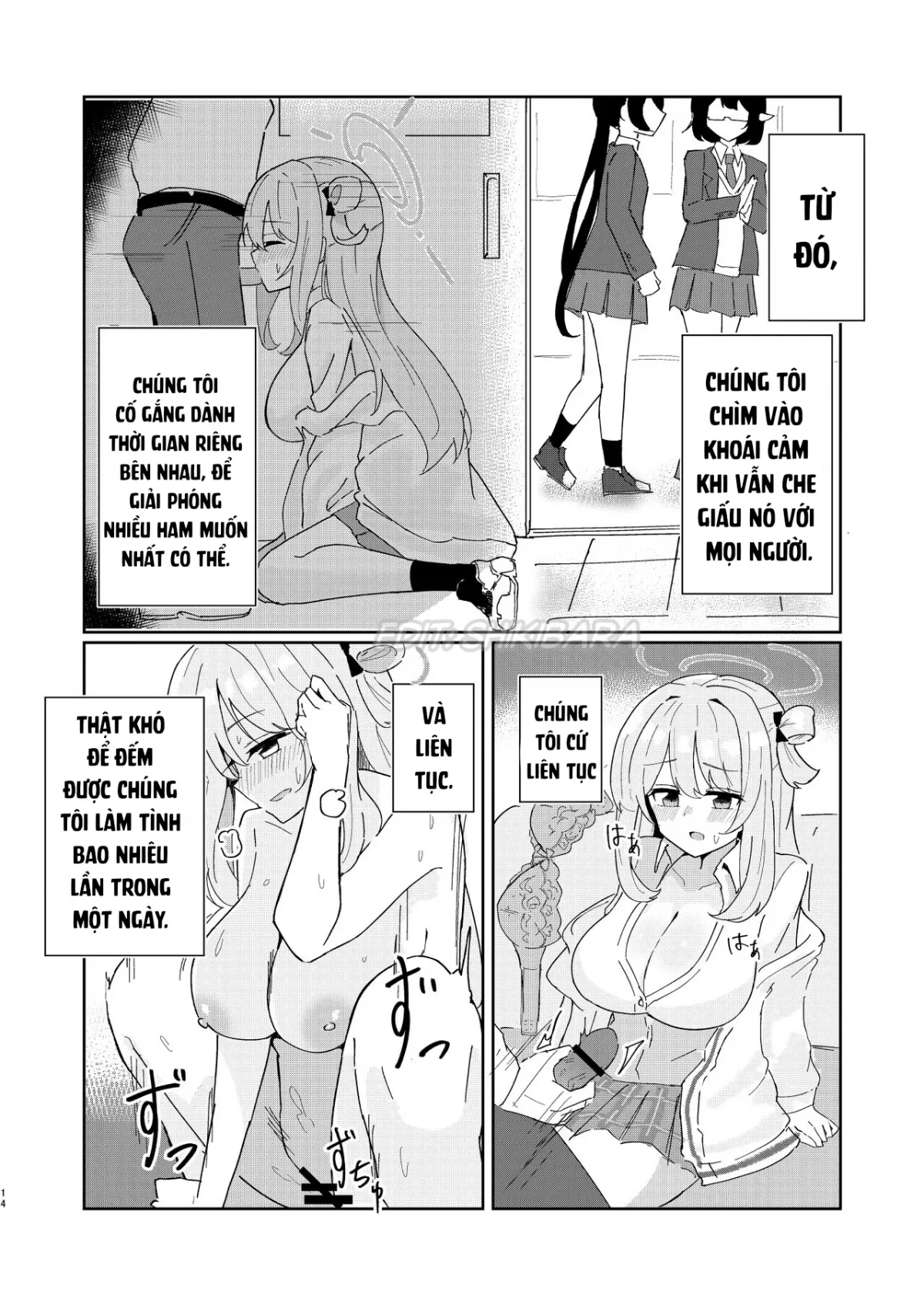 HentaiVN.net - Ảnh 16 - Degeneration of the Foreclosure Task Force (Blue Archive) [Tadareta Taisaku Iinkai] - Oneshot