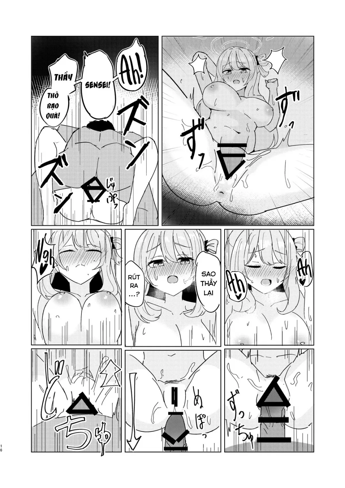HentaiVN.net - Ảnh 18 - Degeneration of the Foreclosure Task Force (Blue Archive) [Tadareta Taisaku Iinkai] - Oneshot