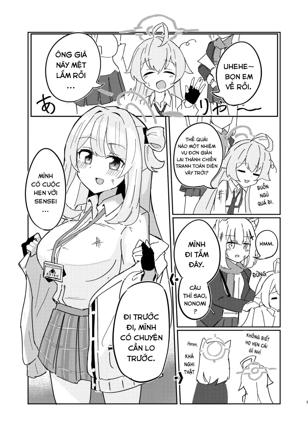 HentaiVN.net - Ảnh 5 - Degeneration of the Foreclosure Task Force (Blue Archive) [Tadareta Taisaku Iinkai] - Oneshot