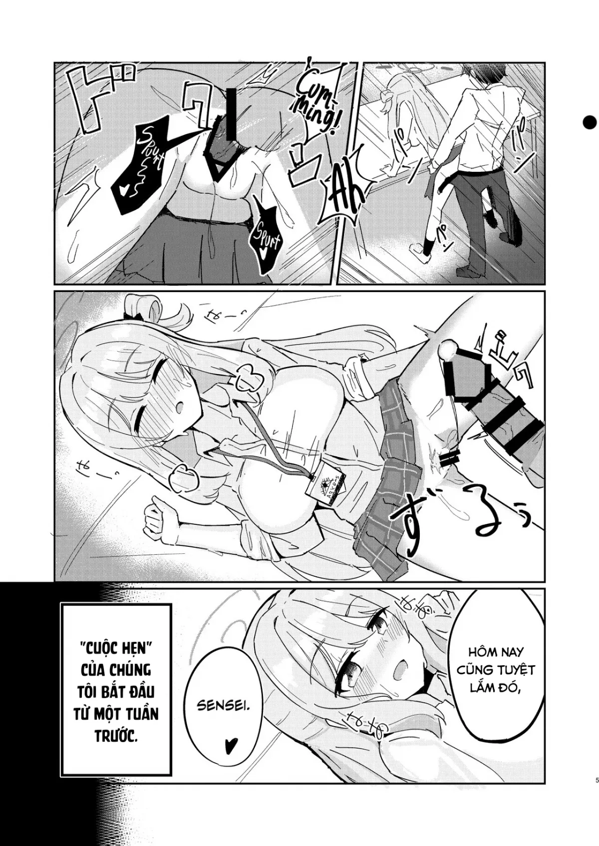 HentaiVN.net - Ảnh 7 - Degeneration of the Foreclosure Task Force (Blue Archive) [Tadareta Taisaku Iinkai] - Oneshot