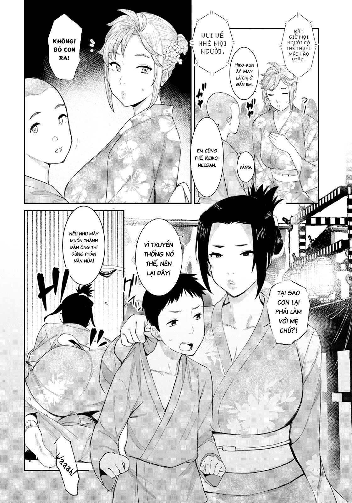 HentaiVN.net - Ảnh 3 - Lễ hội thụ thai [Haramase Matsuri] - Oneshot
