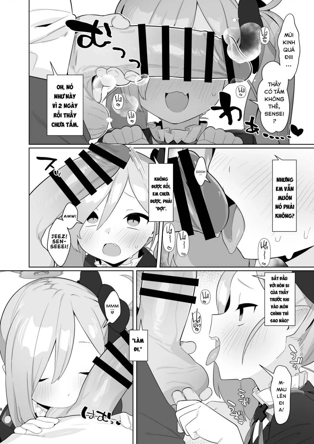 HentaiVN.net - Ảnh 10 - BluArch Saimin-bu 3 Asagi Mutsuki Hen (Blue Archive) [The Blue Archive Mind Control Club] - Oneshot