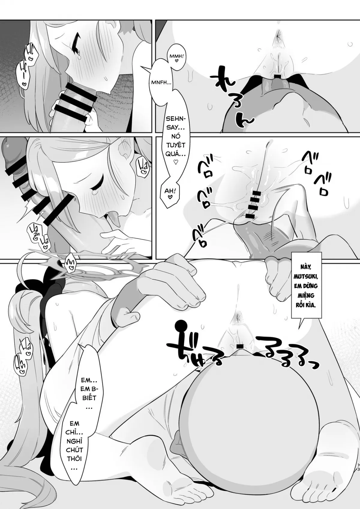 HentaiVN.net - Ảnh 15 - BluArch Saimin-bu 3 Asagi Mutsuki Hen (Blue Archive) [The Blue Archive Mind Control Club] - Oneshot