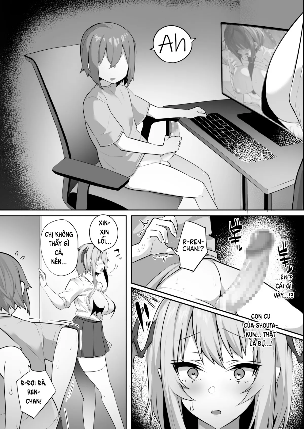 HentaiVN.net - Ảnh 22 - Iya nanoni Honnou de Tanegoi Ecchi Shite Shimau Succubus-chan - Oneshot