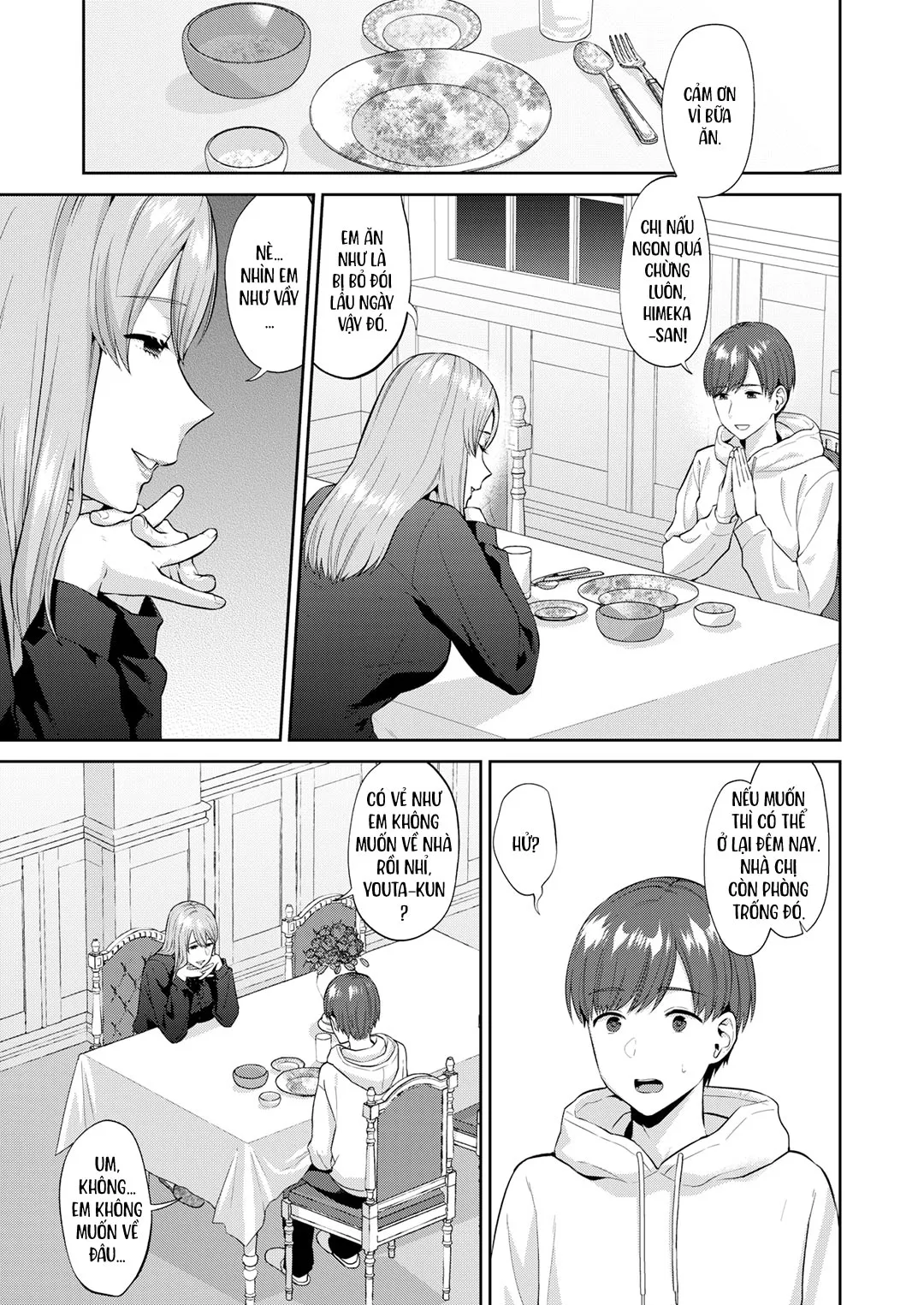 HentaiVN.net - Ảnh 4 - Người phụ nữ cứu rỗi - Oneshot
