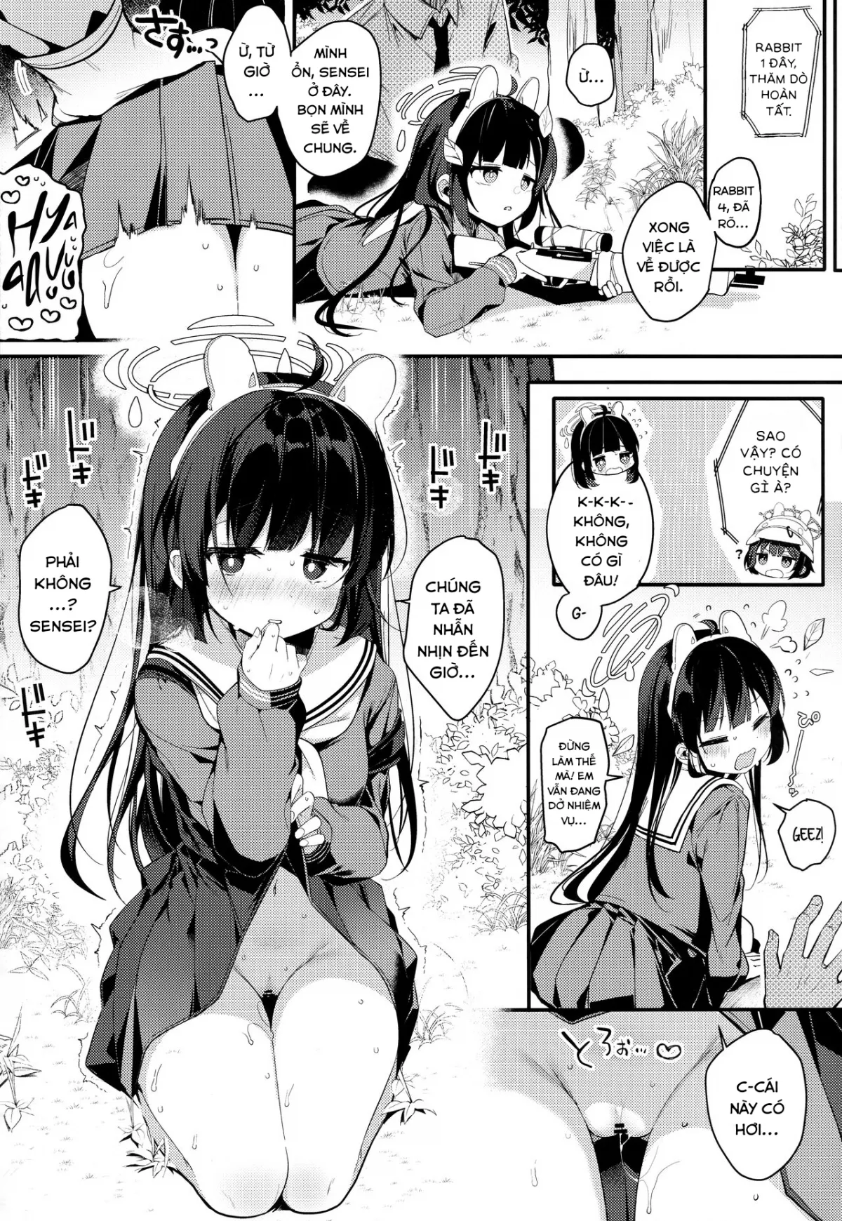 HentaiVN.net - Ảnh 12 - Rabbit Egg (Blue Archive) [Usagi no Tamago] - Oneshot