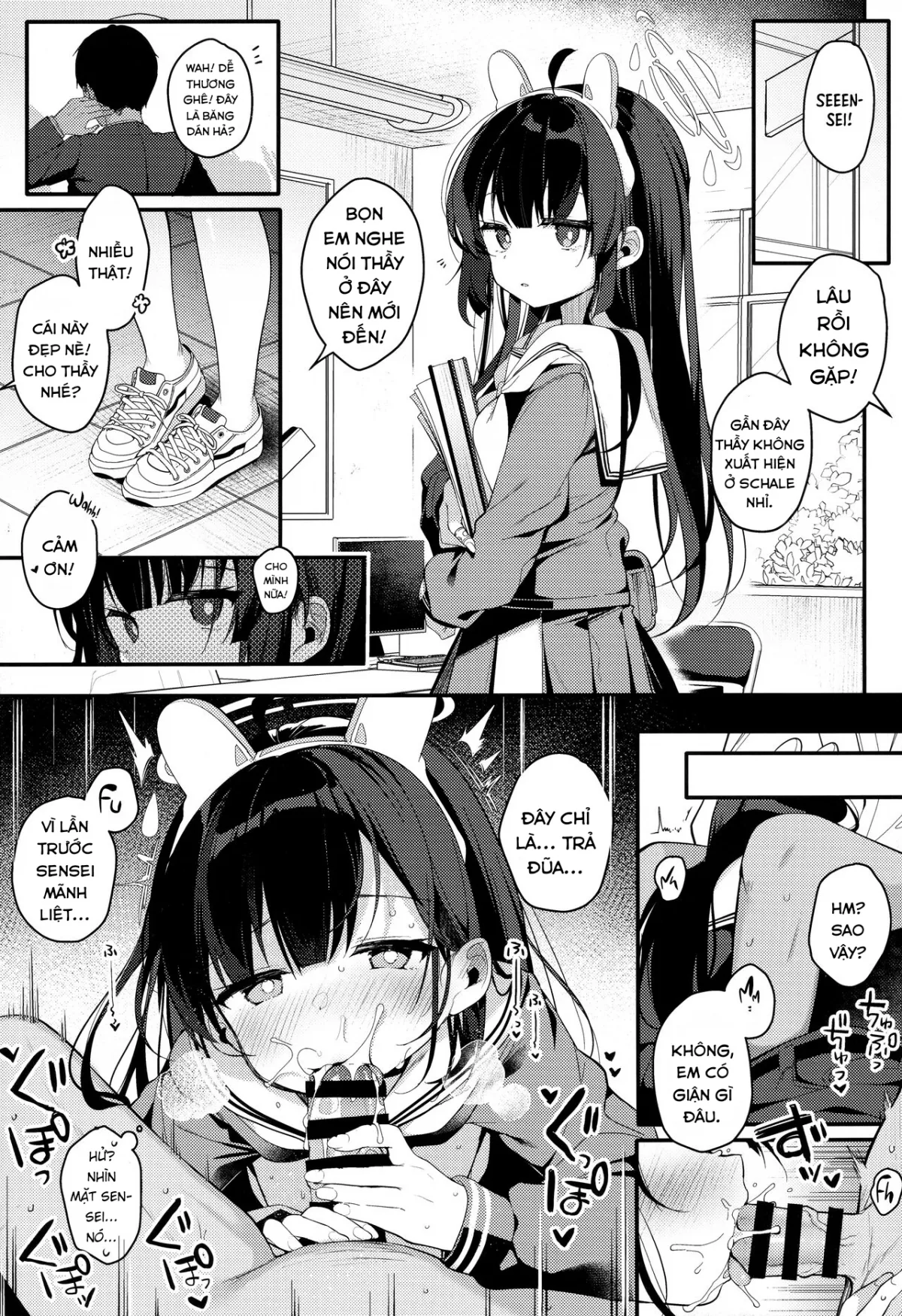 HentaiVN.net - Ảnh 14 - Rabbit Egg (Blue Archive) [Usagi no Tamago] - Oneshot
