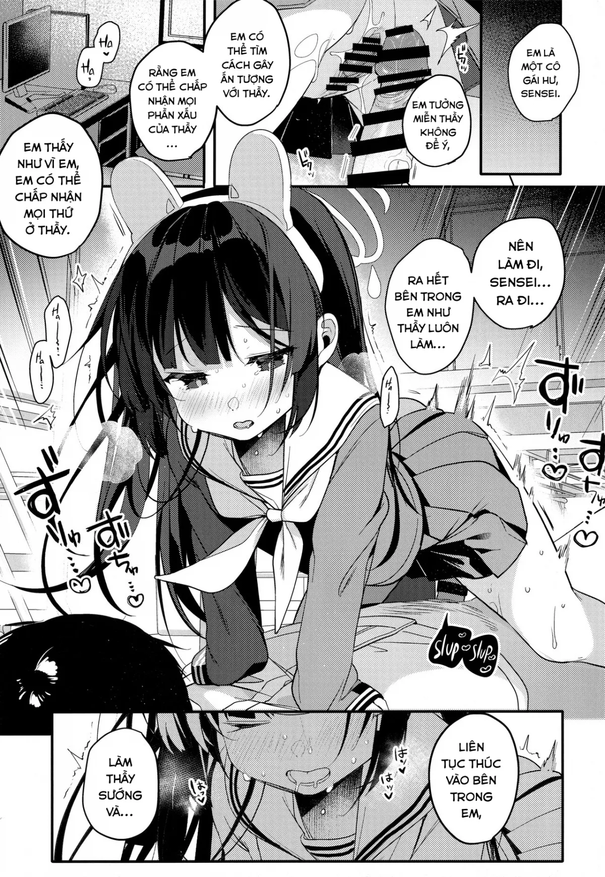 HentaiVN.net - Ảnh 18 - Rabbit Egg (Blue Archive) [Usagi no Tamago] - Oneshot