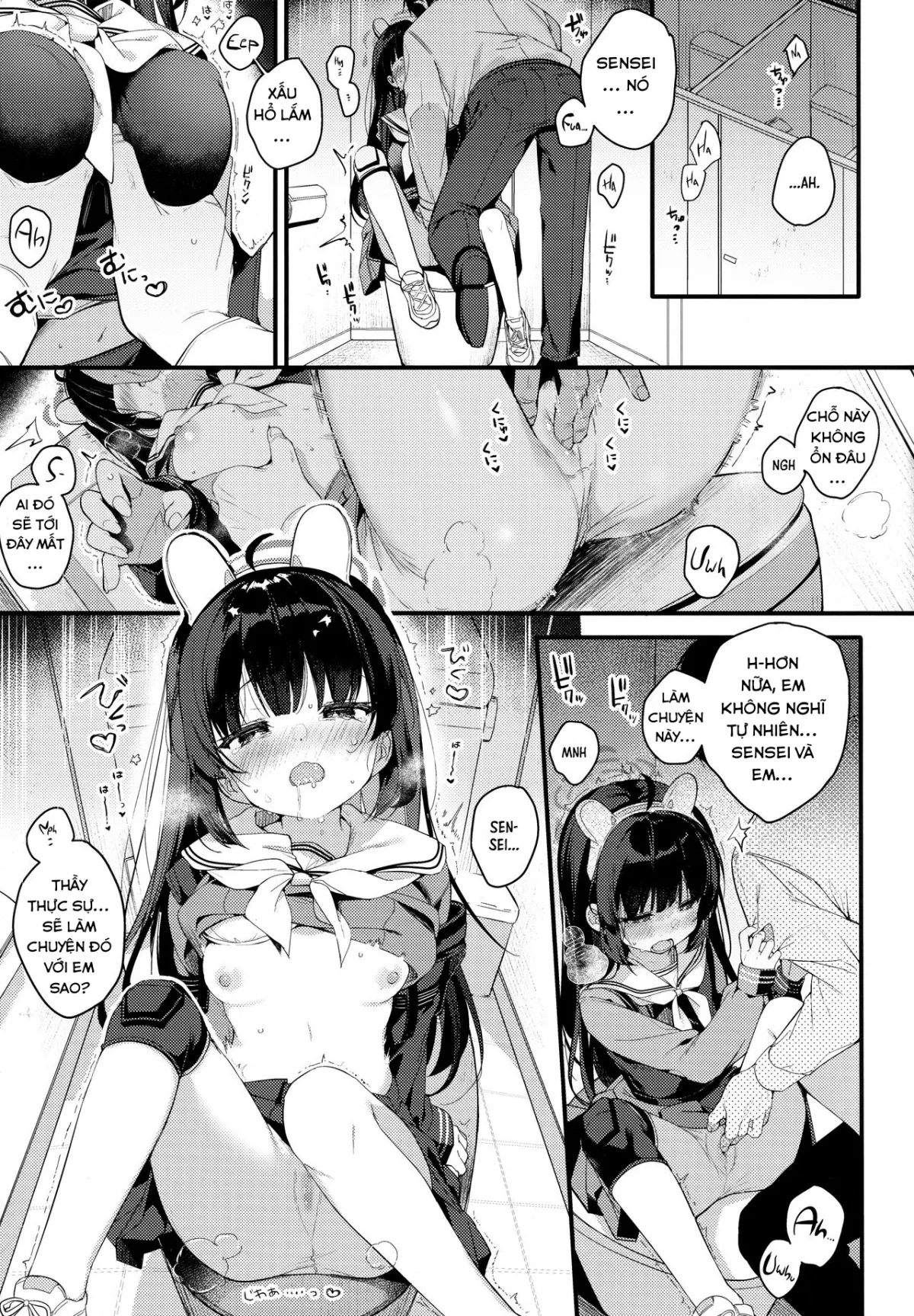 HentaiVN.net - Ảnh 8 - Rabbit Egg (Blue Archive) [Usagi no Tamago] - Oneshot