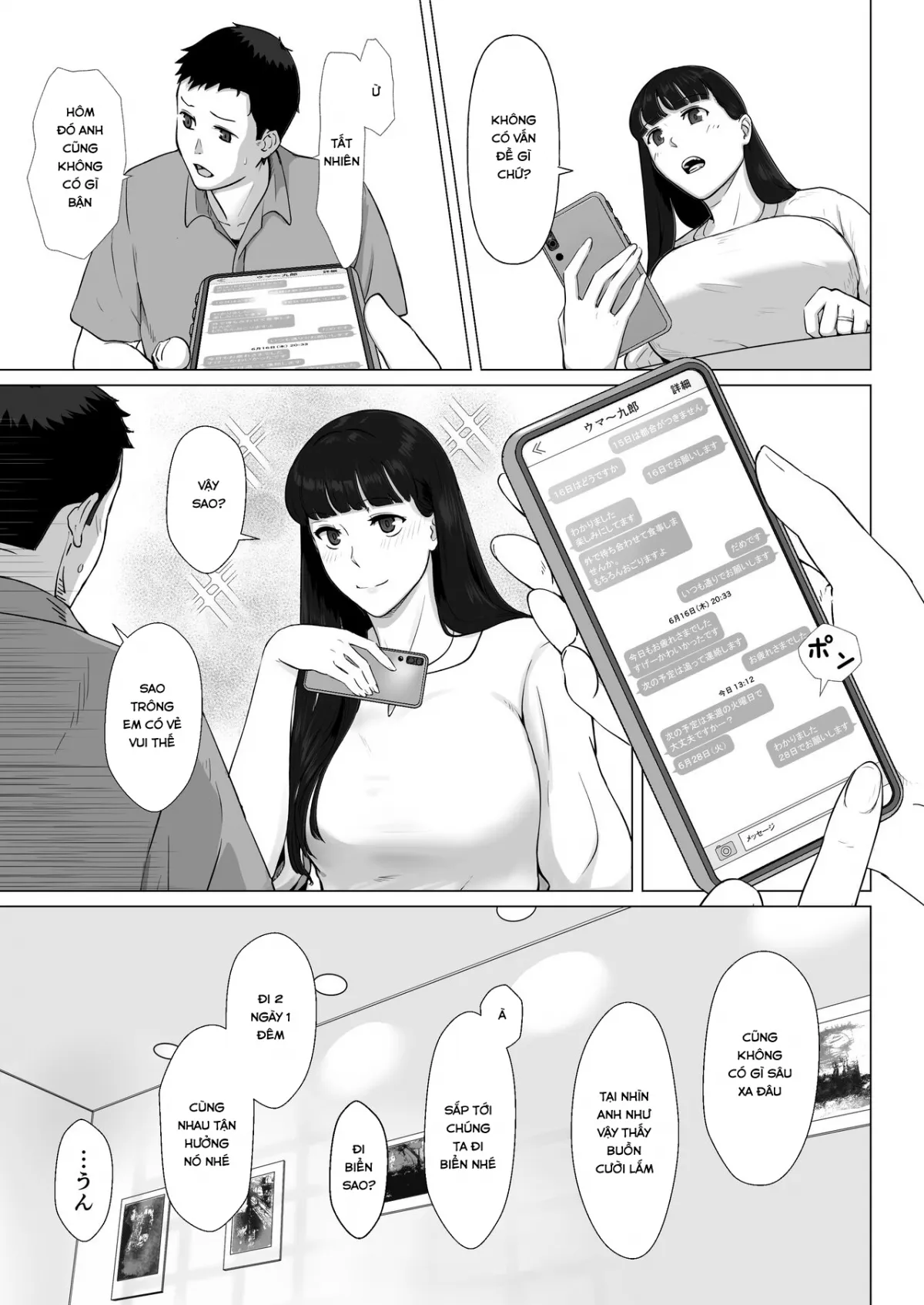 HentaiVN.net - Ảnh 5 - Kakkou no Hi -Takuran sareta Tsuma - Chap 2