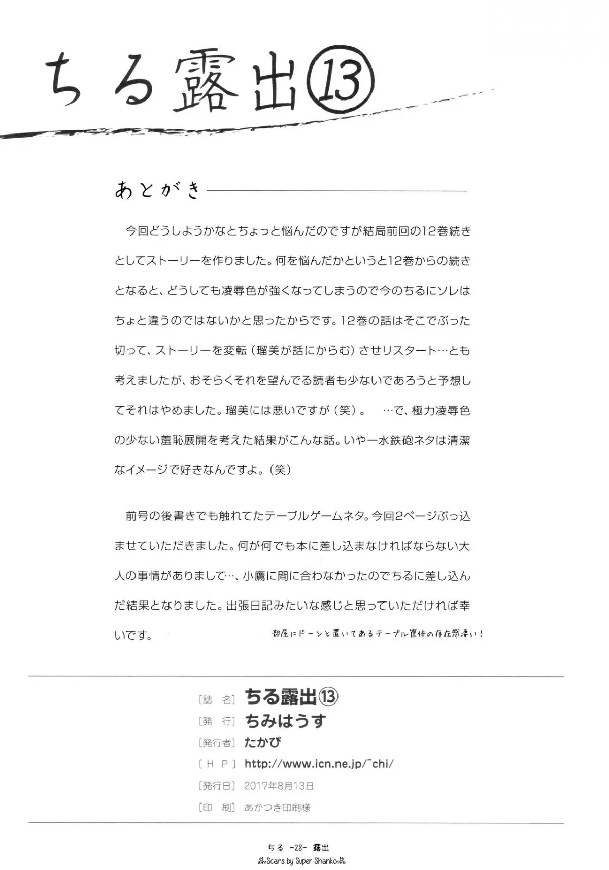 HentaiVN.net - Ảnh 27 - Chiru Roshutsu 13 [ちる露出13] - Oneshot