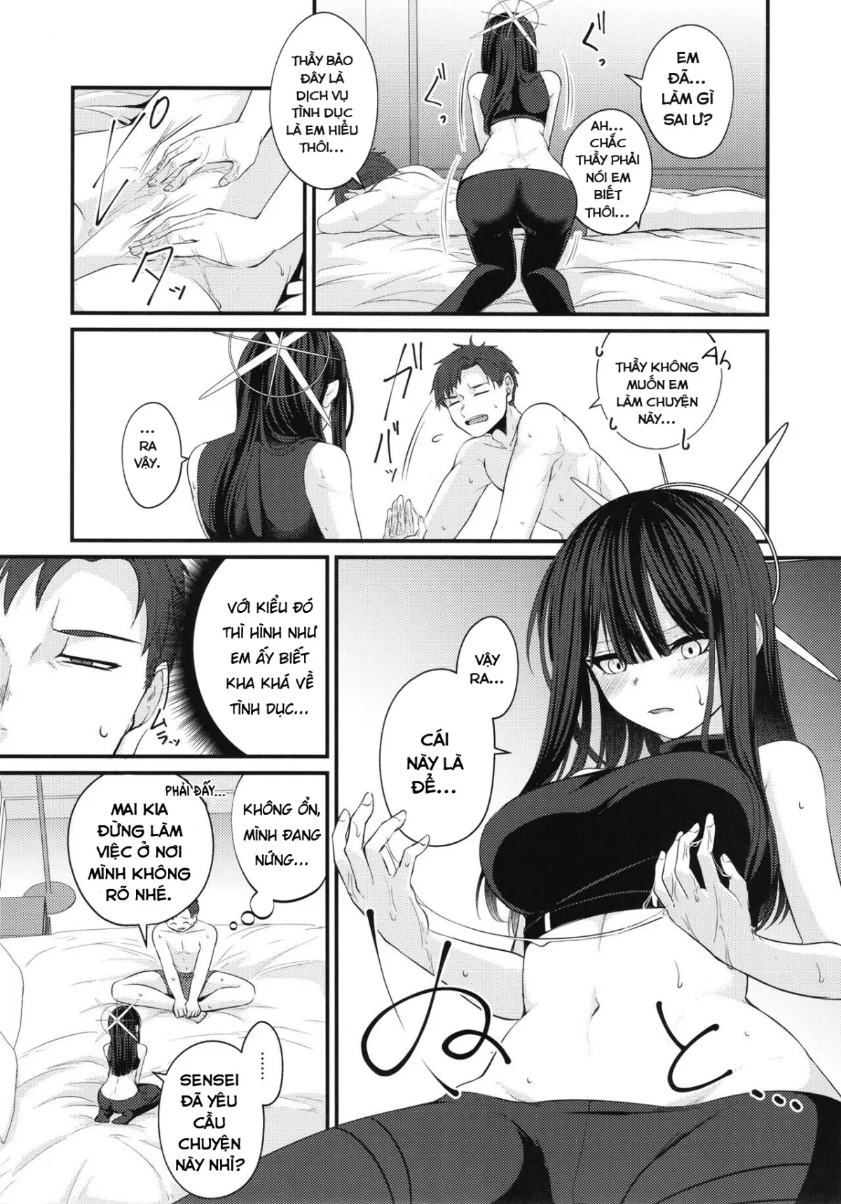 HentaiVN.net - Ảnh 7 - Công việc đầu tiên của Saori. (Blue Archive) [Saori no Hajimete Delivery; Saori’s First Delivery] - Oneshot