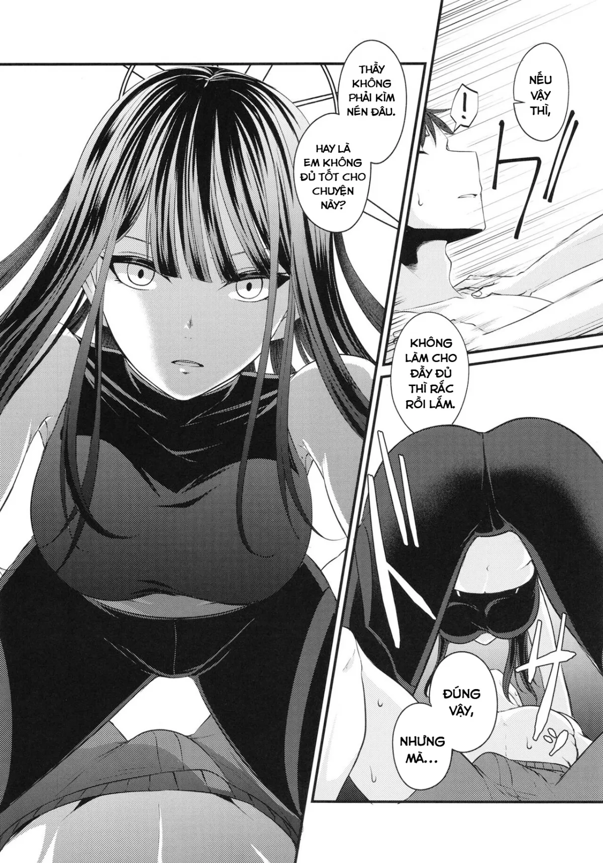 HentaiVN.net - Ảnh 8 - Công việc đầu tiên của Saori. (Blue Archive) [Saori no Hajimete Delivery; Saori’s First Delivery] - Oneshot