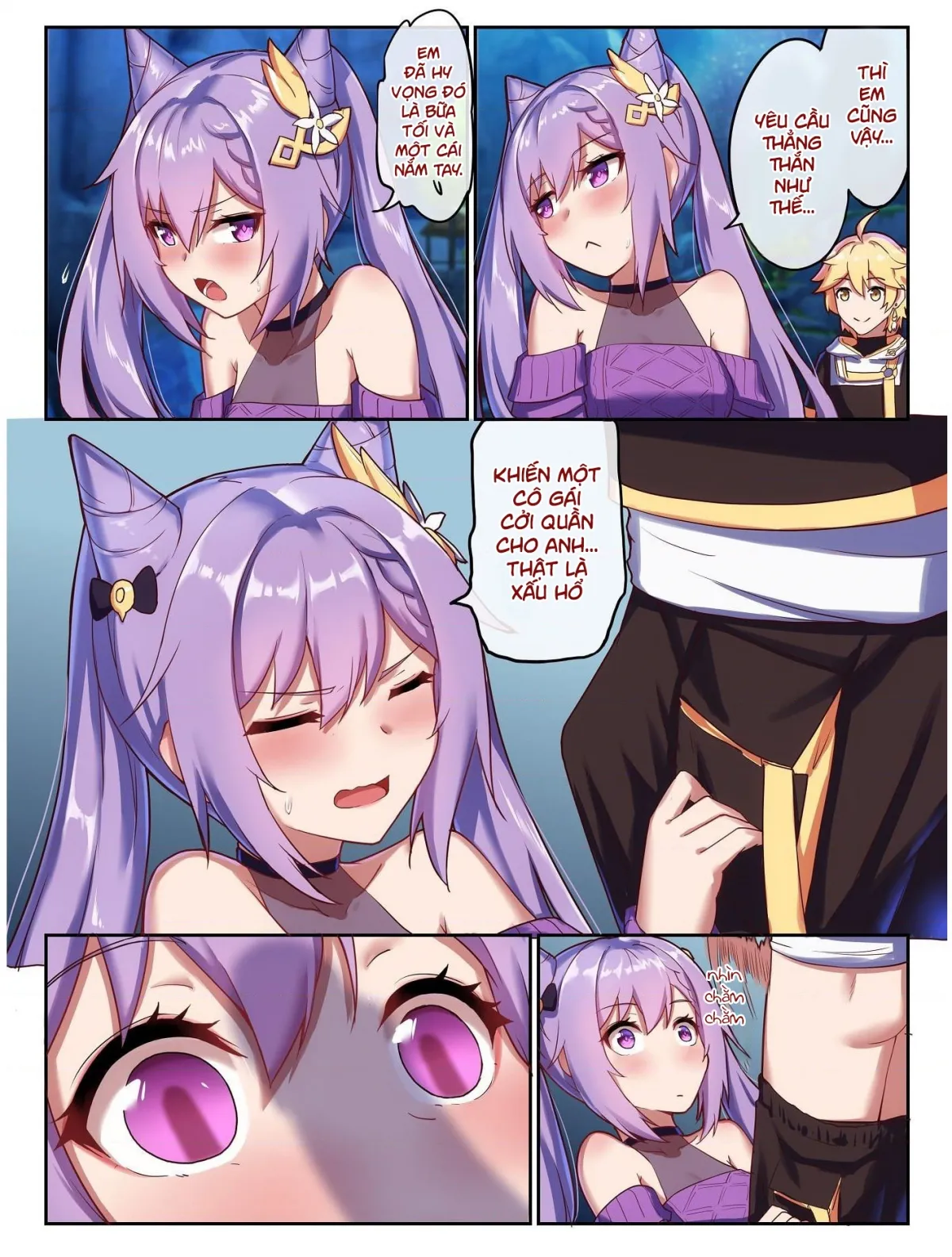 HentaiVN.net - Ảnh 13 - Keqing hẹn hò với Nhà Lữ Hành [Keqing's Date With The Traveler; 旅行者との刻晴デート] - Oneshot