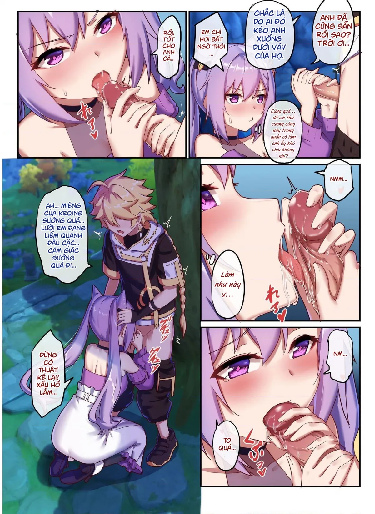 HentaiVN.net - Ảnh 14 - Keqing hẹn hò với Nhà Lữ Hành [Keqing's Date With The Traveler; 旅行者との刻晴デート] - Oneshot
