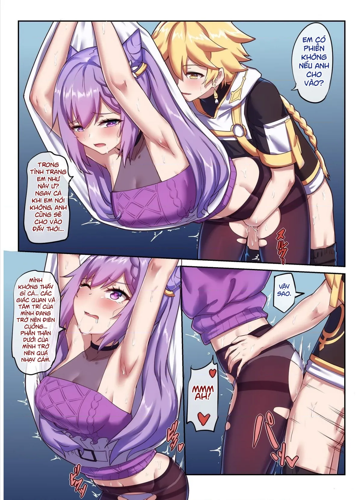 HentaiVN.net - Ảnh 20 - Keqing hẹn hò với Nhà Lữ Hành [Keqing's Date With The Traveler; 旅行者との刻晴デート] - Oneshot