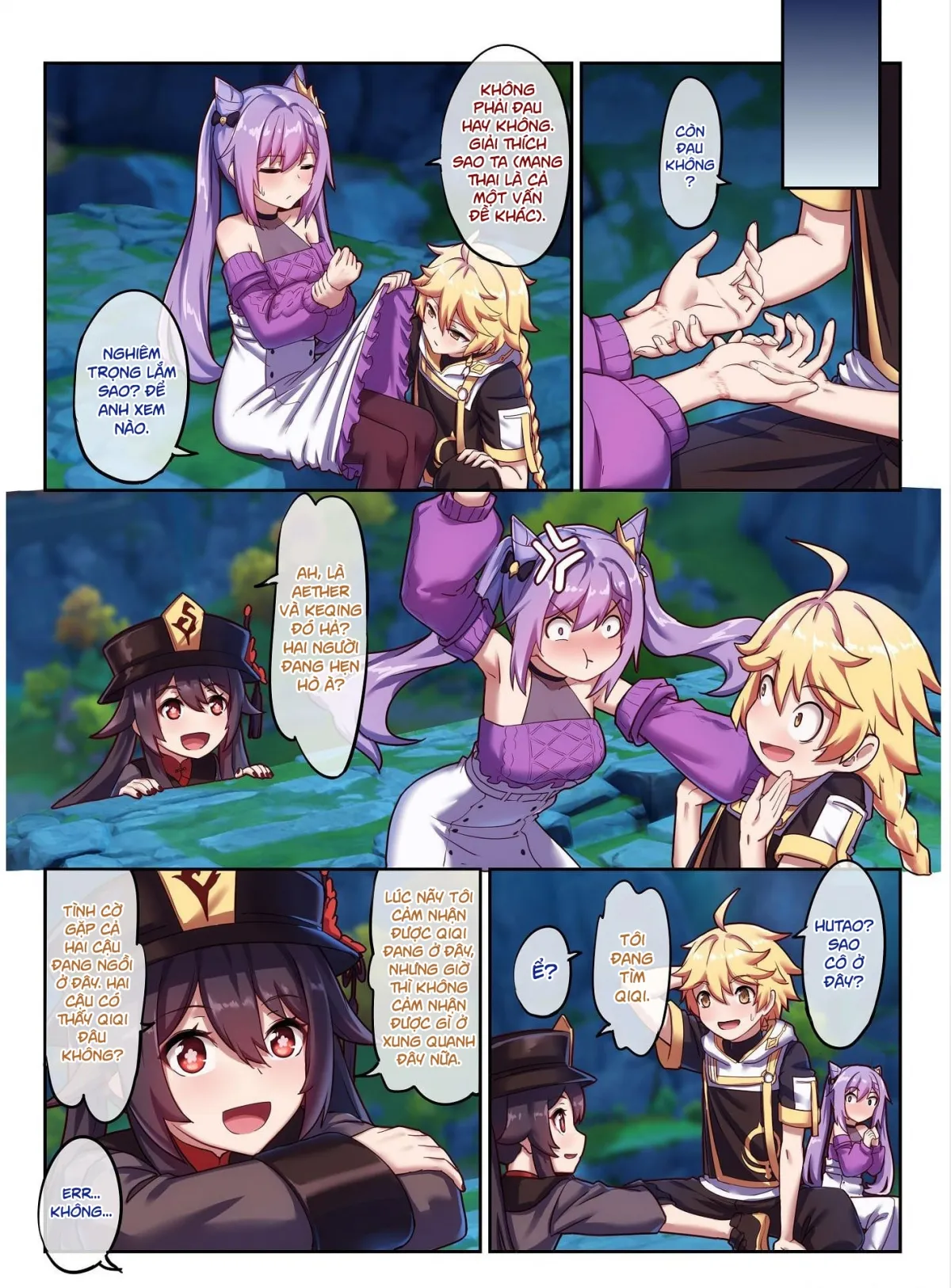 HentaiVN.net - Ảnh 24 - Keqing hẹn hò với Nhà Lữ Hành [Keqing's Date With The Traveler; 旅行者との刻晴デート] - Oneshot