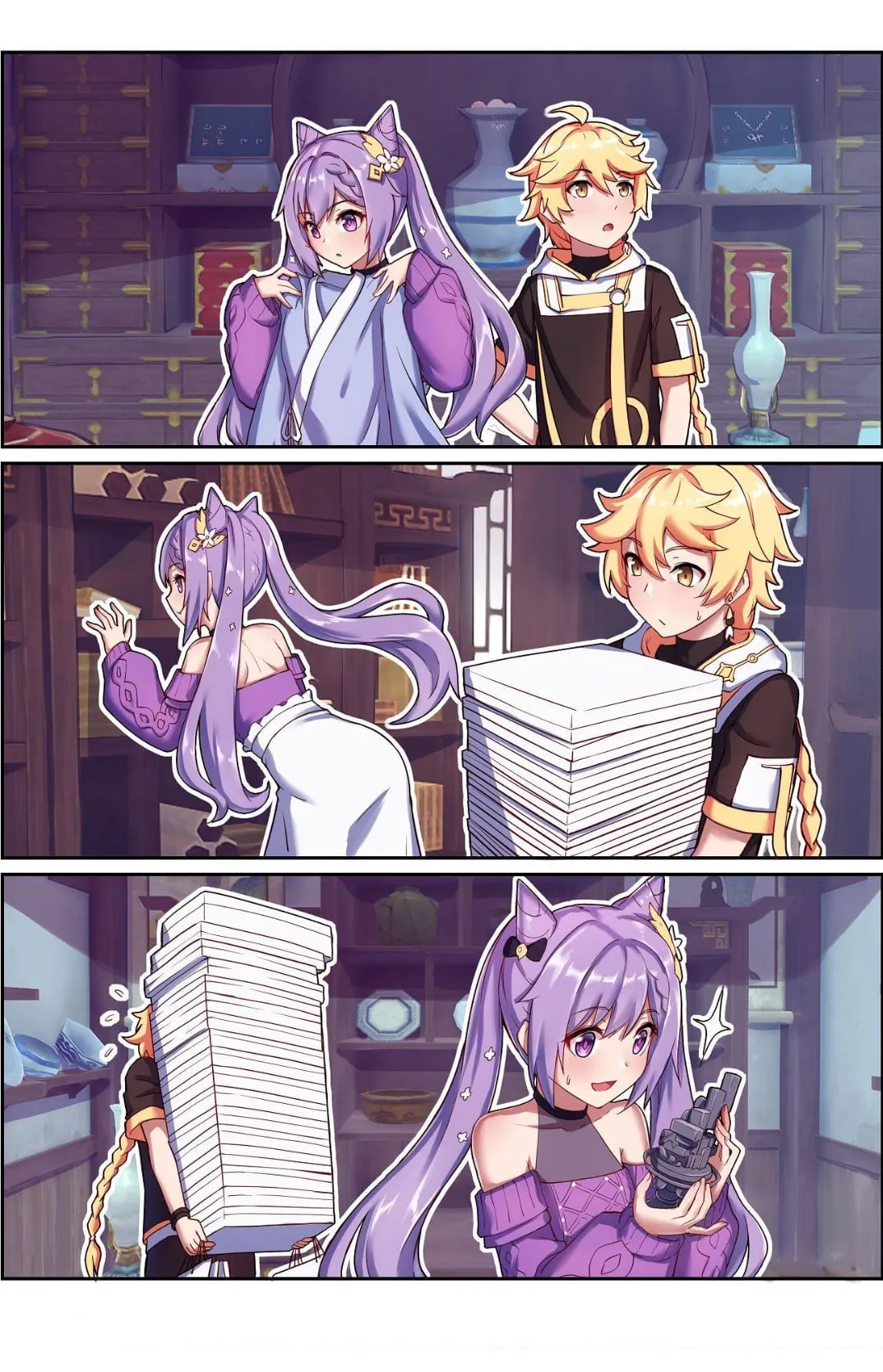 HentaiVN.net - Ảnh 3 - Keqing hẹn hò với Nhà Lữ Hành [Keqing's Date With The Traveler; 旅行者との刻晴デート] - Oneshot
