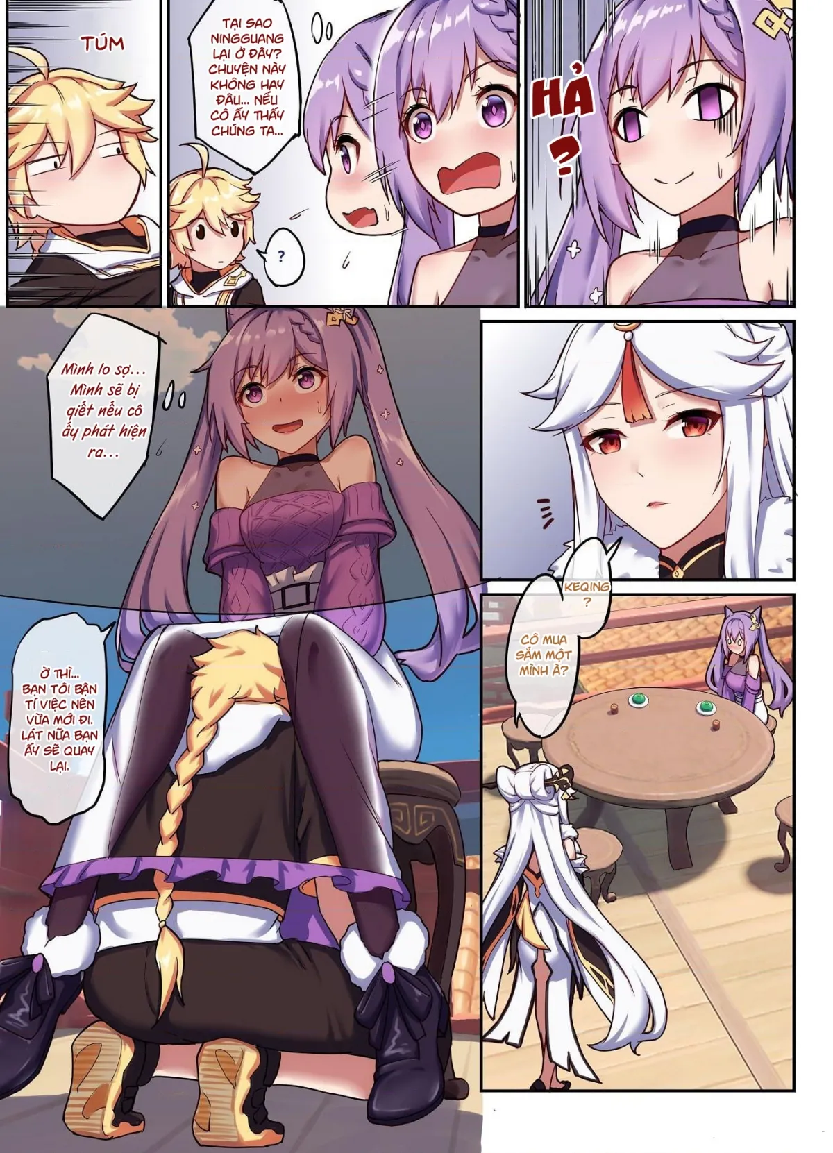HentaiVN.net - Ảnh 5 - Keqing hẹn hò với Nhà Lữ Hành [Keqing's Date With The Traveler; 旅行者との刻晴デート] - Oneshot