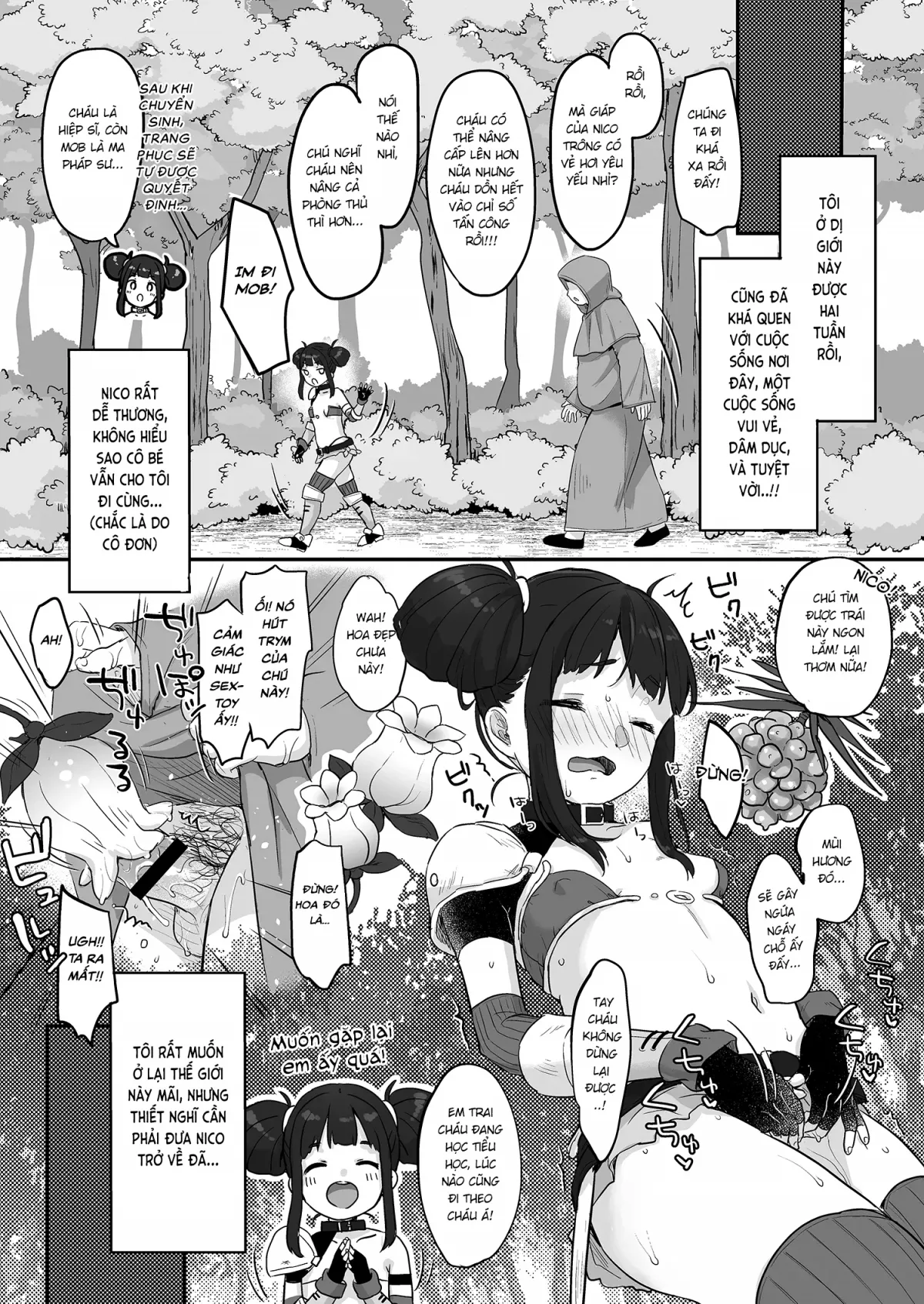 HentaiVN.net - Ảnh 13 - Hành trình mạo hiểm dị giới của Nico và Mob - Oneshot