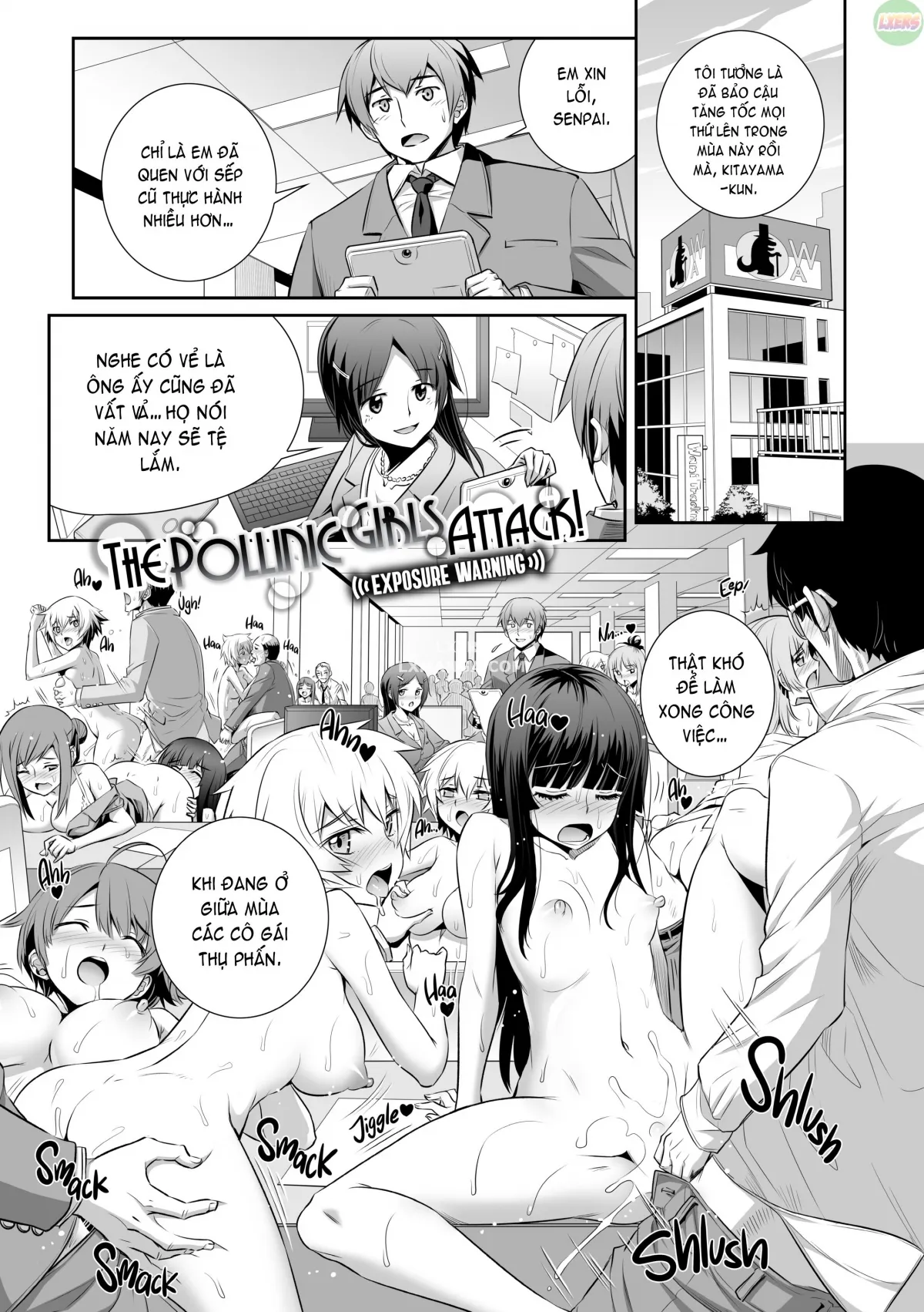 HentaiVN.net - Ảnh 4 - The Pollinic Girls Attack! Complete - Chap 4