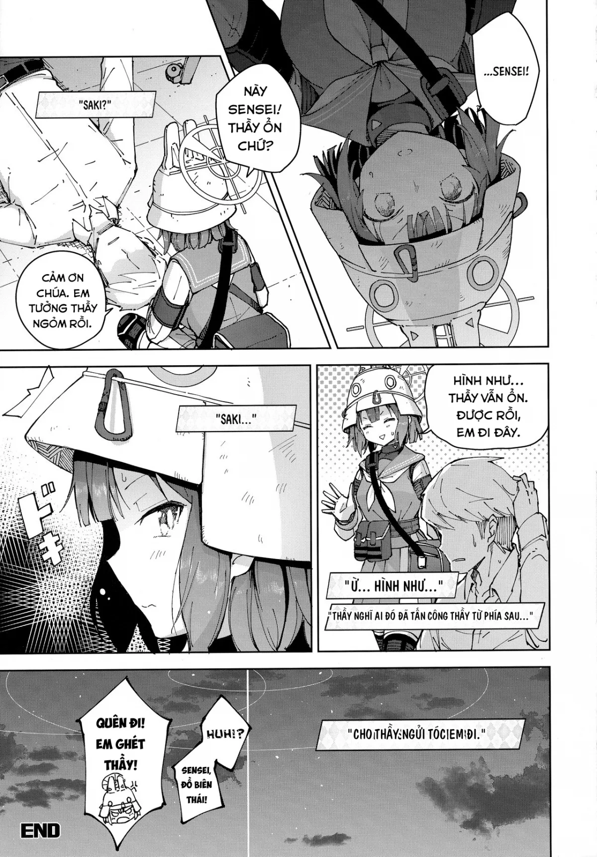 HentaiVN.net - Ảnh 27 - Tôi nứng sau khi ngửi mùi của Saki. (Blue Archive) [Saki o Suinagara H suru Hanashi | That Time; Boned Saki While Getting a Nice Whiff of Her] - Oneshot
