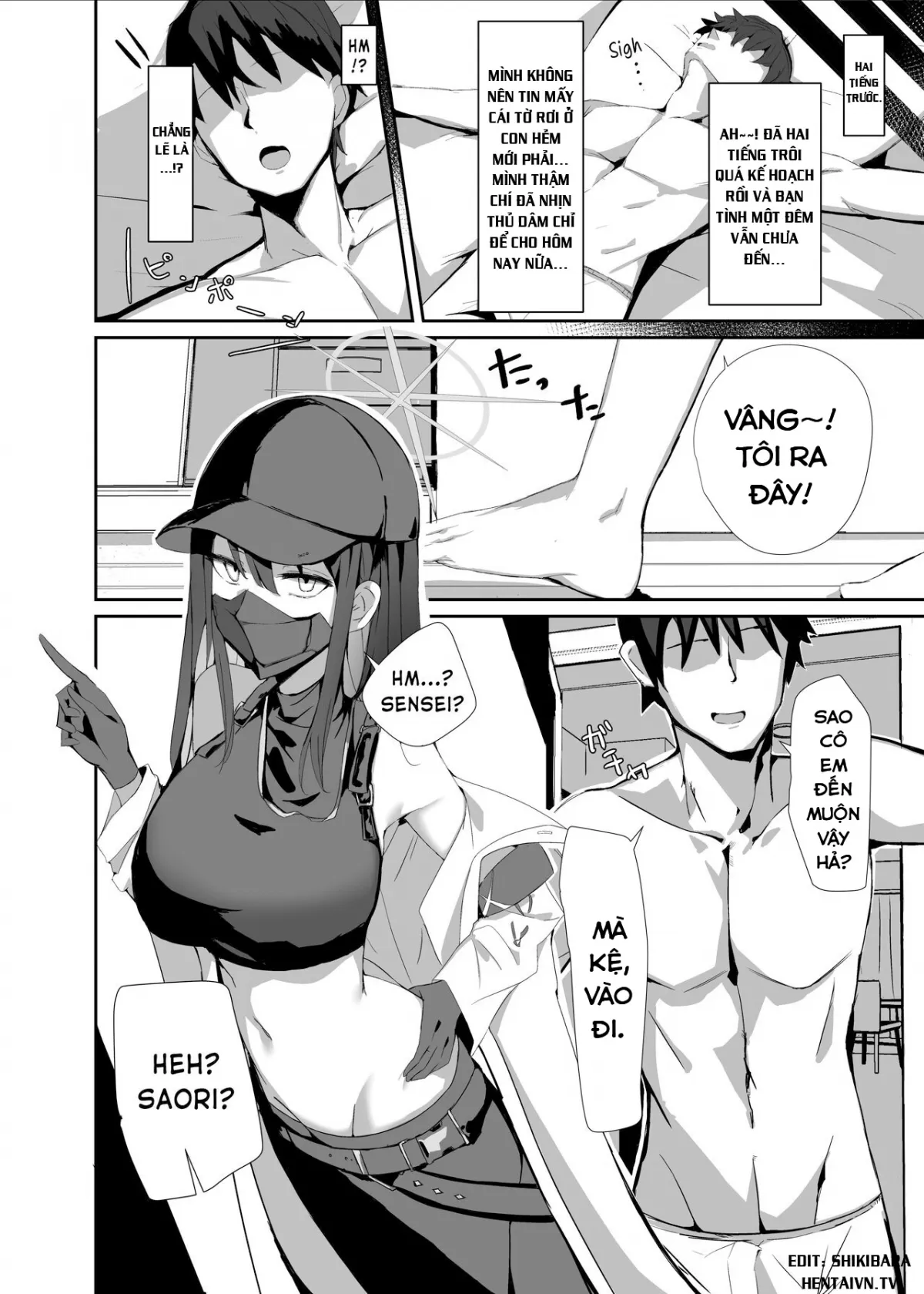 HentaiVN.net - Ảnh 8 - DeliHeal Yondara Saori ga Kite Sonomama Ecchi Suru Hon (Blue Archive) [The Book Where I Hired A Sex Worker But Then Saori Showed Up And Just Like That We Had Sex] - Oneshot