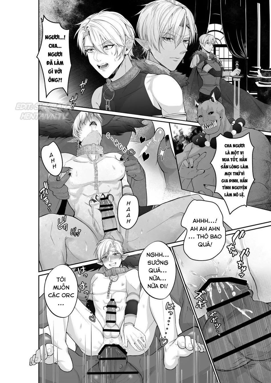 HentaiVN.net - Ảnh 10 - The Pleasure Fall of the Elven Princes - Oneshot