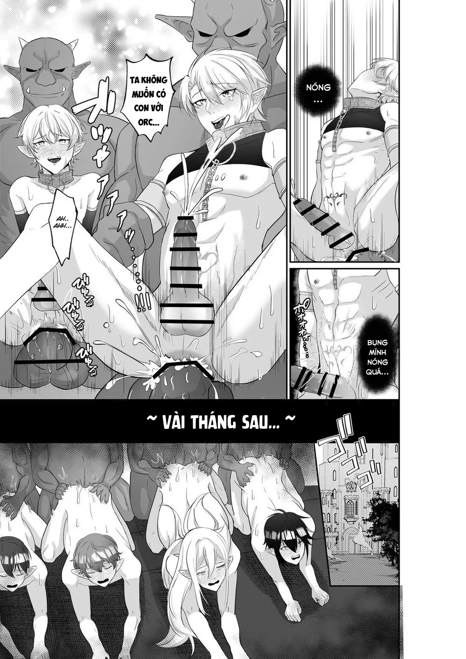 HentaiVN.net - Ảnh 27 - The Pleasure Fall of the Elven Princes - Oneshot