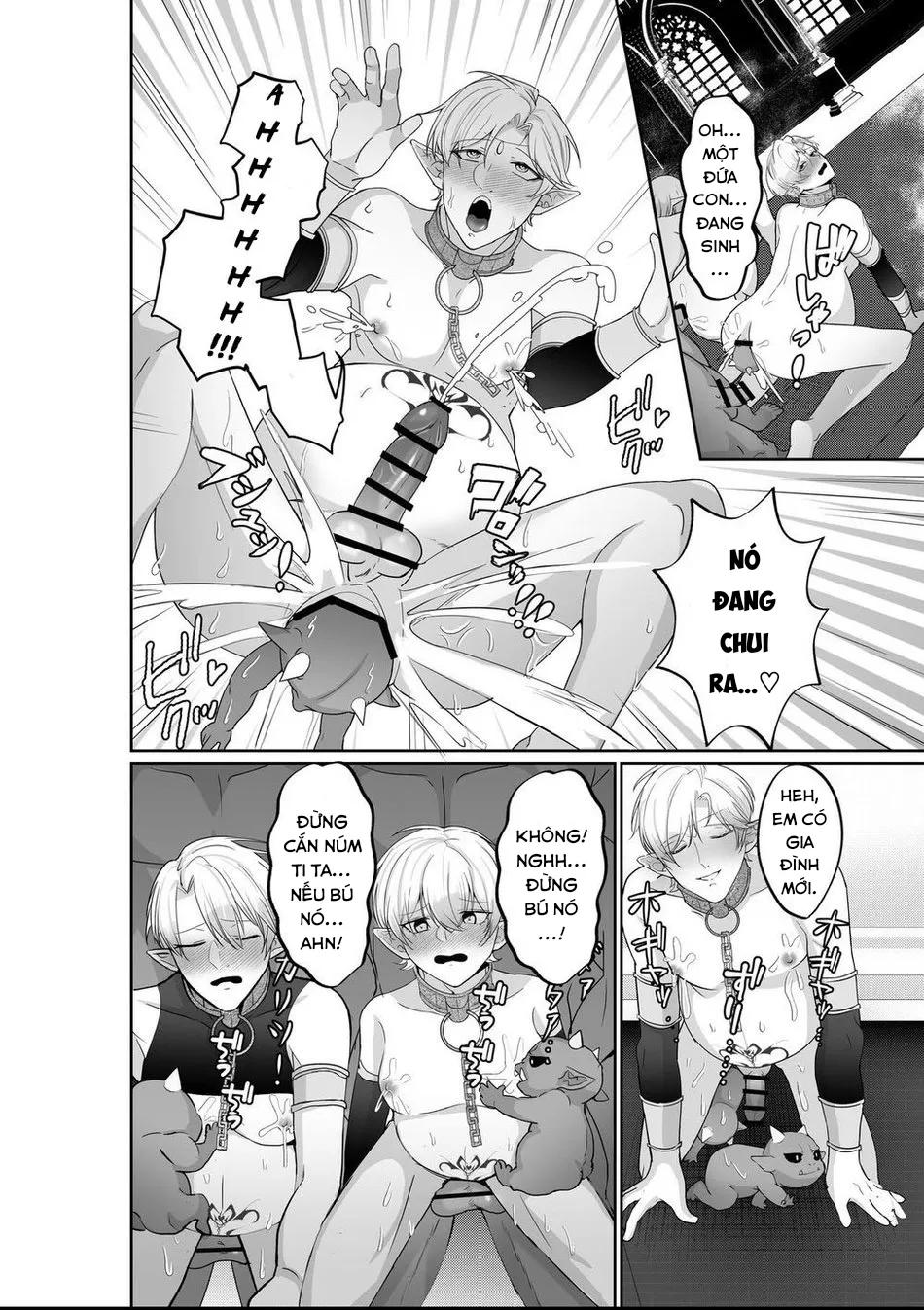 HentaiVN.net - Ảnh 30 - The Pleasure Fall of the Elven Princes - Oneshot