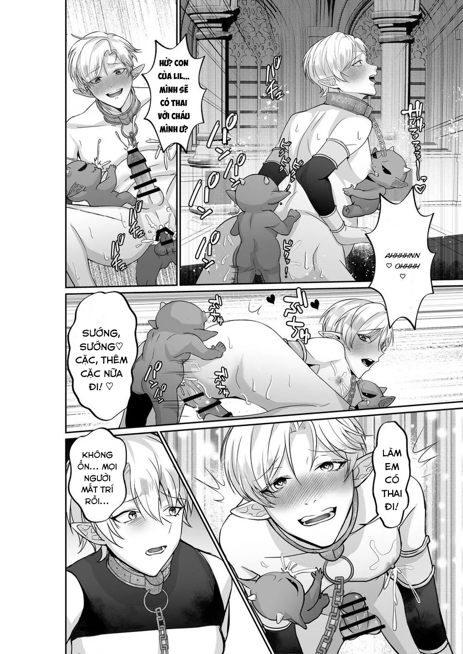 HentaiVN.net - Ảnh 32 - The Pleasure Fall of the Elven Princes - Oneshot