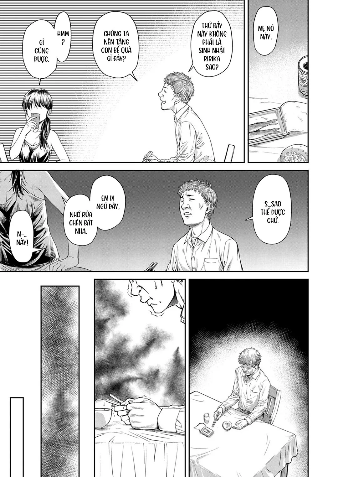 HentaiVN.net - Ảnh 6 - Tình cha con khác họ [Oyako no Jijo; A Father-Daughter Situation] - Oneshot