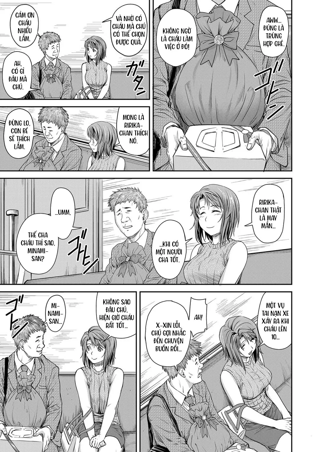 HentaiVN.net - Ảnh 8 - Tình cha con khác họ [Oyako no Jijo; A Father-Daughter Situation] - Oneshot
